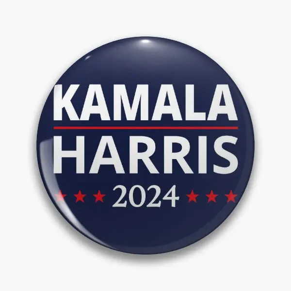 Kamala Harris Election 2024 Iii  Soft Button Pin Badge Gift Metal Brooch Lover Creative Decor Cartoon Women Hat Lapel Pin Funny