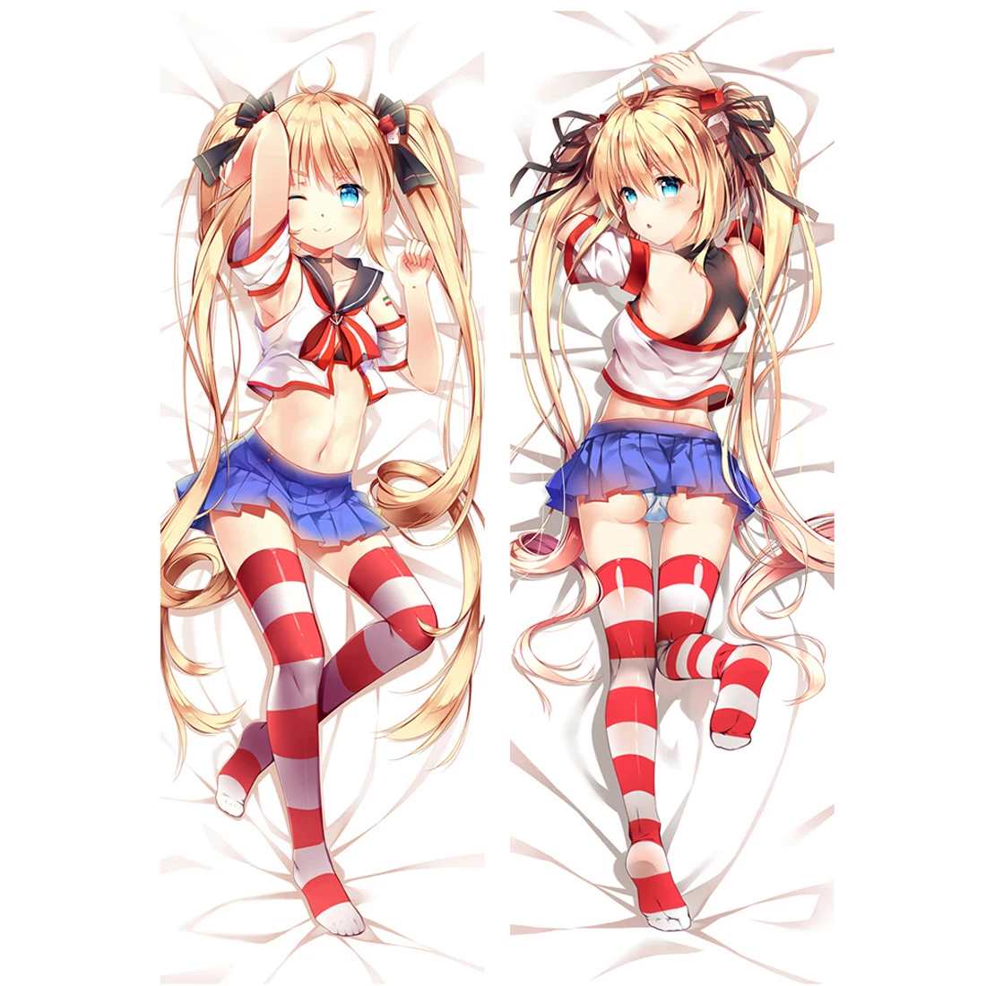 Japanese Anime Warship Girls Andrea Doria-class battleship Dakimakura Hugging Body Throw Pillow Cover Case 17010