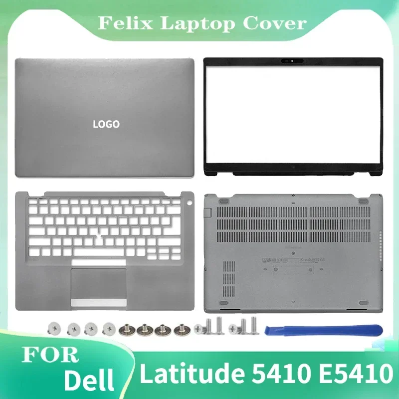 

New Back Case For Dell Latitude 5410 E5410 5411 E5411 Series Laptop LCD Back Cover Front Bezel Palmrest Bottom Case NKPM7 00W819