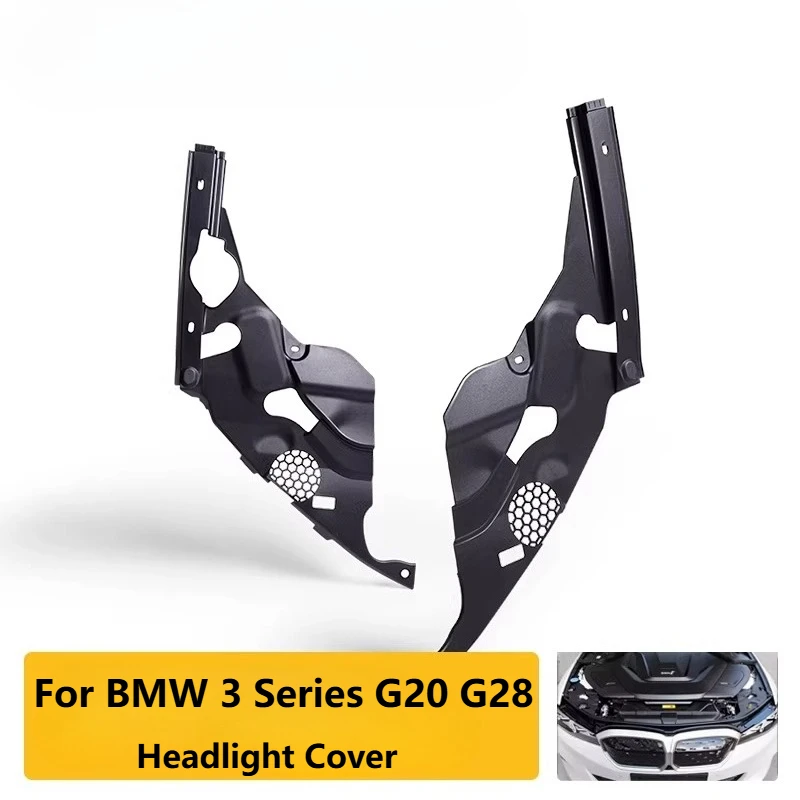 

For BMW 3 Series i3 G20 G28 2020-2026 Headlight Cover Engine Bay Cover Trim