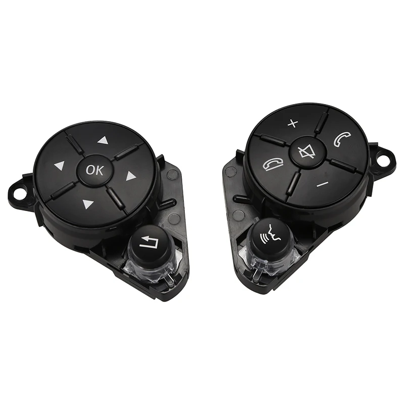 

Left+Right Car Inner Part Steering Wheel Worn Button Cover Switch For Mercedes For Benz W204 W212 C200 E260 E320 Glk260