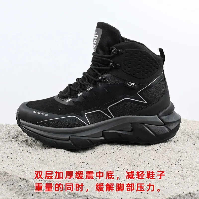 

Новые мужские походные ботинки высшего качества, противоскользящие, водонепроницаемые, для охоты и активного отдыха на природе.