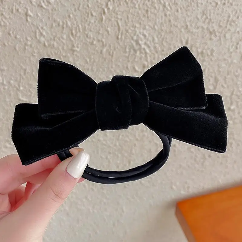 Yeni Moda Kadife Yay Saç Çörekler Donut Saç Yapımcısı Klip Saç Bigudi Kadın Kızlar DIY Saç Bükülmüş Tembel Firkete Saç Aksesuarı