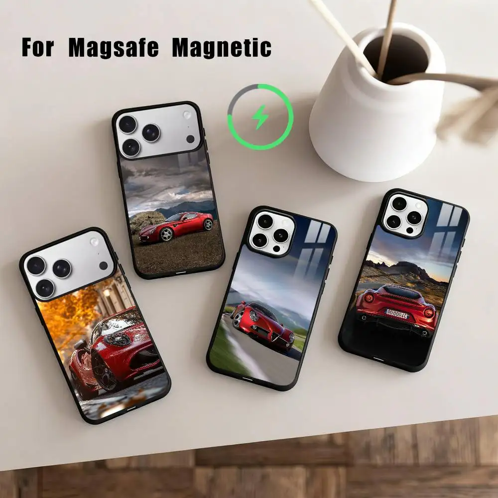 

C-Car Cool R-Romeo Blaze Phone Case For iPhone17,16,15,14,13,12,11 Plus,For Magnetic Wireless Charge Cover