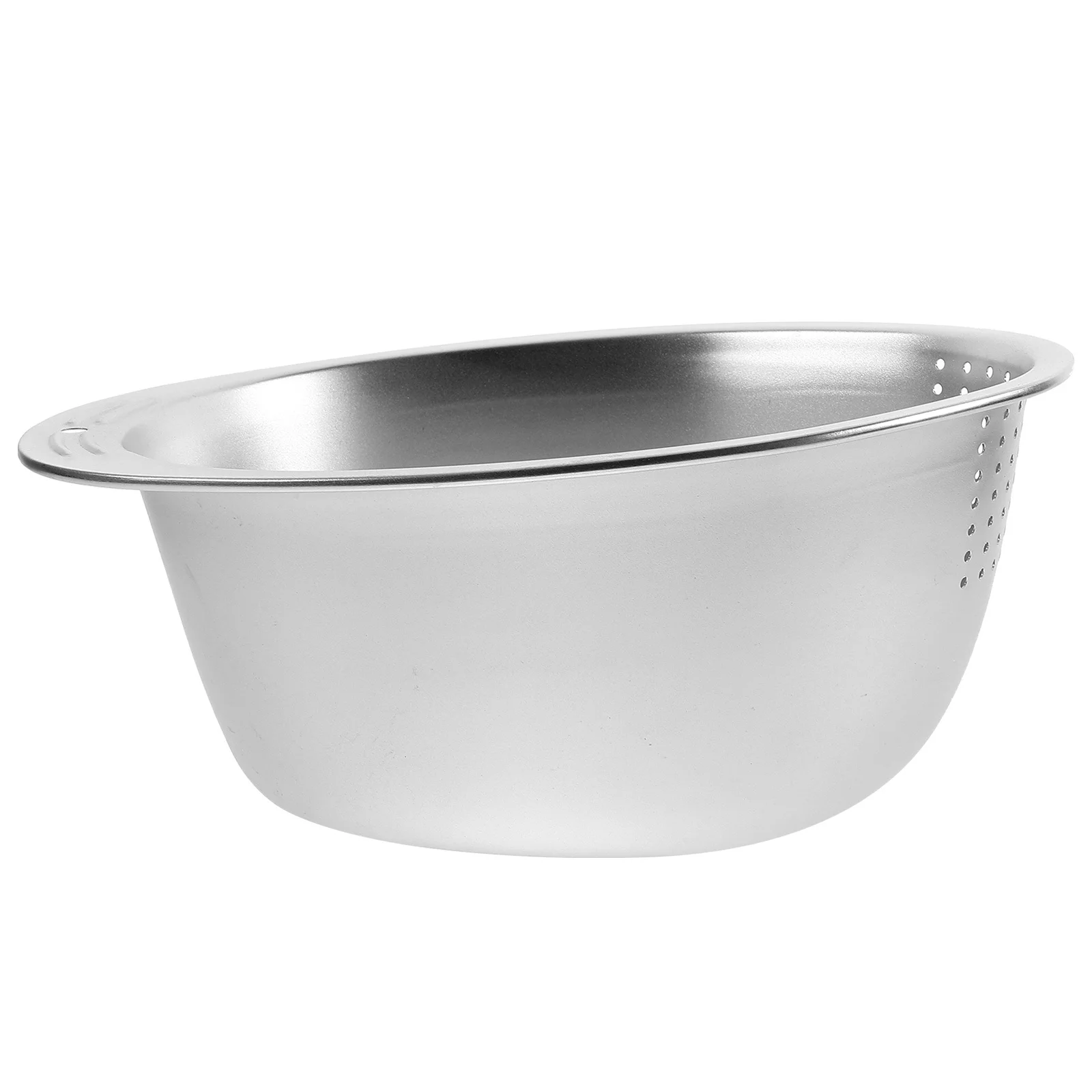 

Stainless Steel Rice Strainer Vegetable Washing Basin Fruit Storage Bowl Kitchen Strainer Metal Colander Wire Mesh Draining