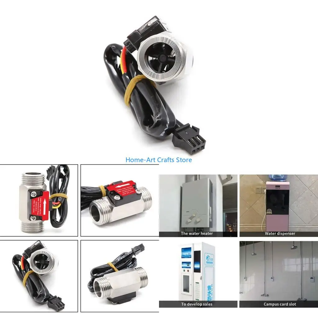 Y3NA 1/2 In Pipe Water Flows Sensors Delicate Stainless Steel Flowmeter Control
