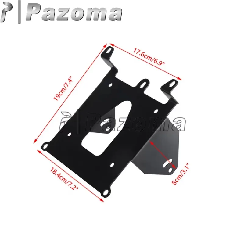 ABS Motorcycle Fairing With Baja Designs LP6 LED Lighting Bracket Kit For Harley Softail Fat Bob 114 FXFB FXFBS 2018-2024 view 6