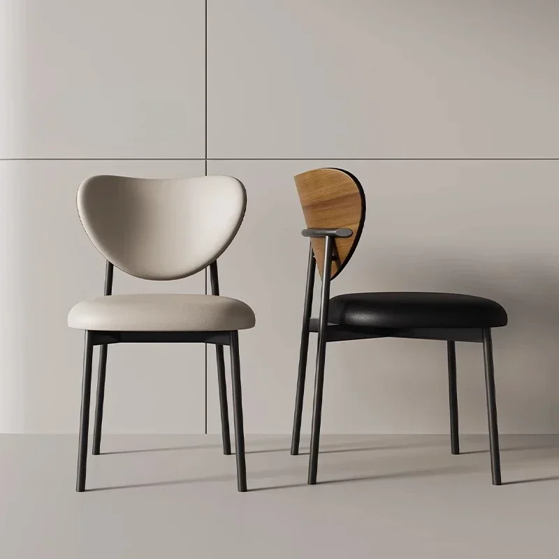 Silla ligera de lujo de madera, sillón lujoso, diseño avanzado, muebles para cafetería, Patio, juego de maquillaje para exteriores