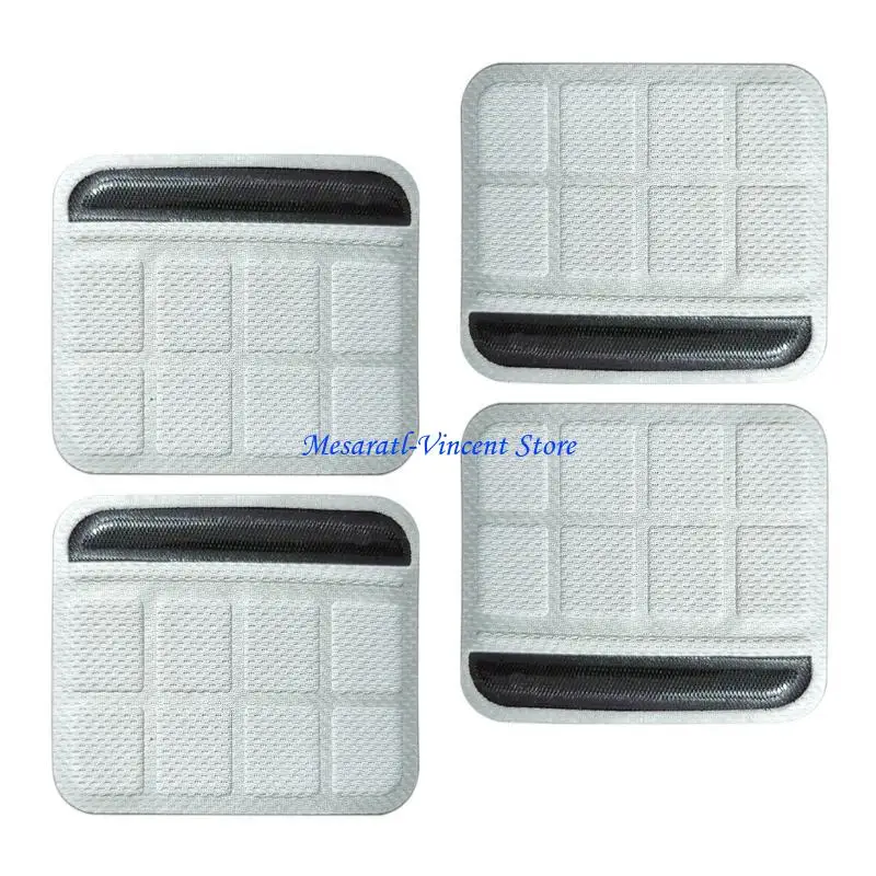 

A70F High Absorbent Helmets Padding Set with Chin Support for Cool Summer Rides, 4pcs