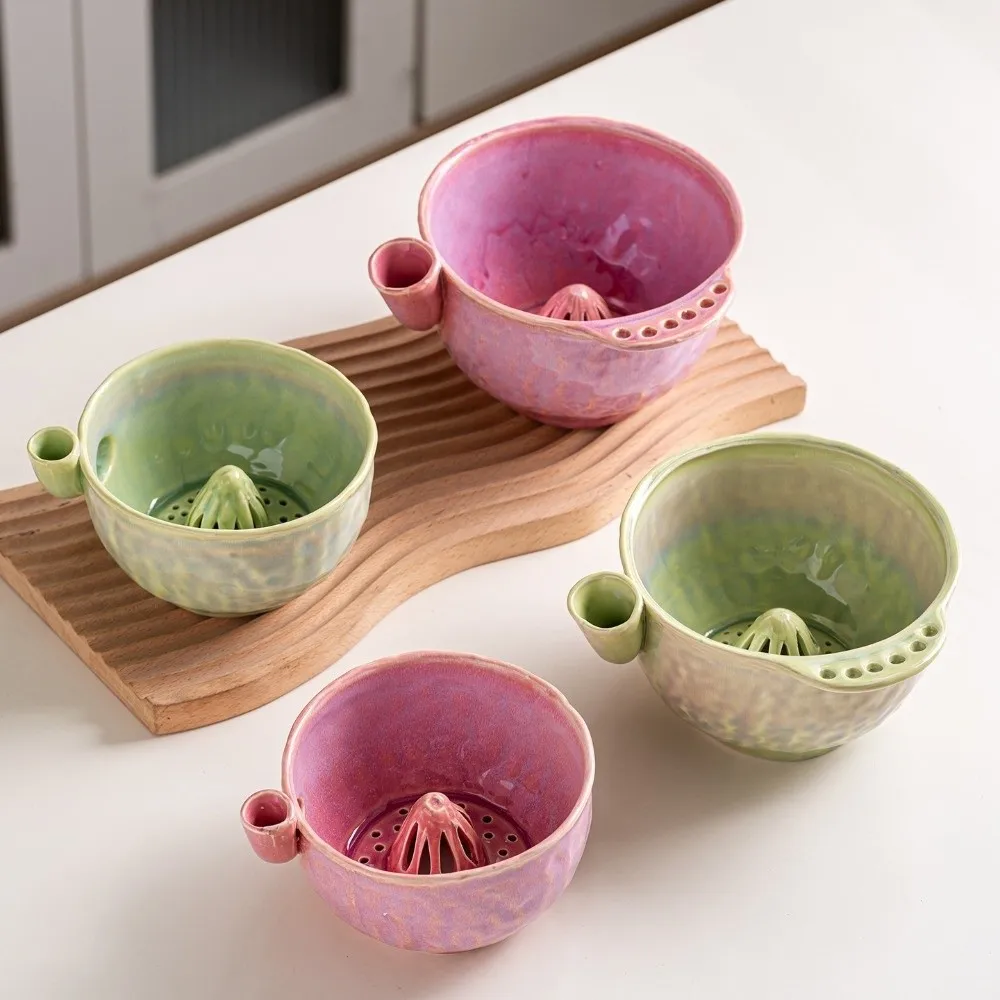 Automatic Vortex Fruit Washing Bowl Large Capacity Self-spinning Self-Rotating Fruit Cleaner Integrated Drainage Hole