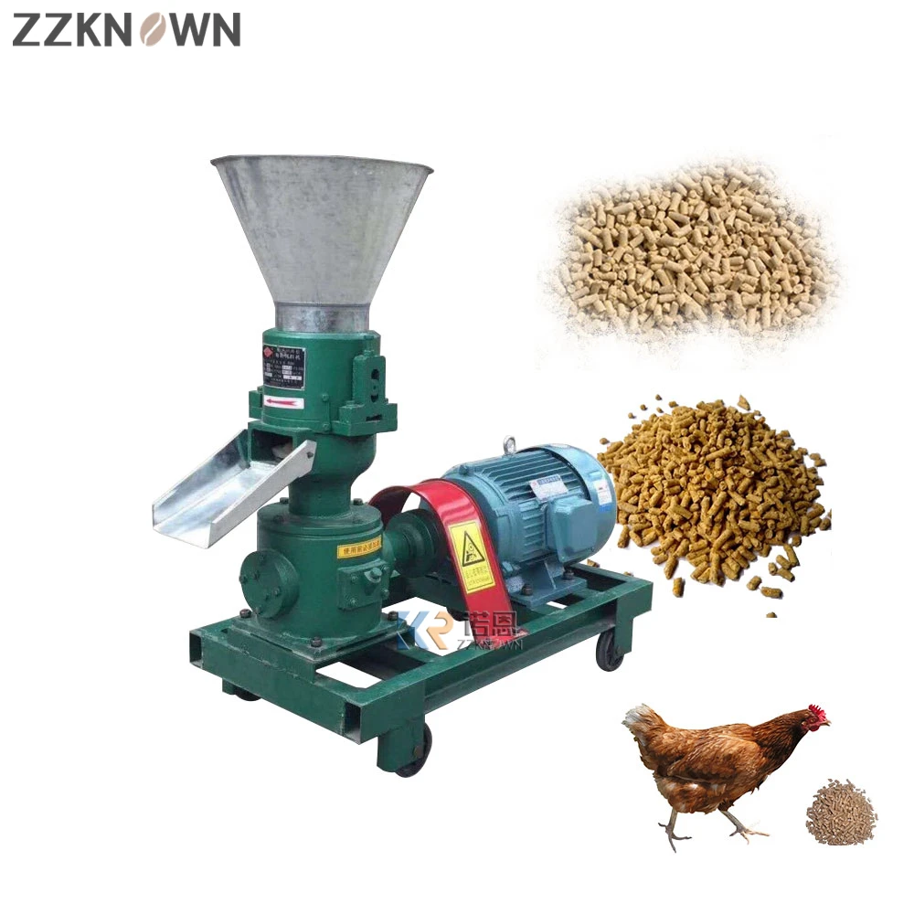 2023 แพะไก่เนื้ออาหารไก่เครื่องอัดเม็ด Mill Extruder วัวนกสัตว์เลี้ยง Feeding อาหารเครื่อง Pelletizer สําหรับอาหารสัตว์