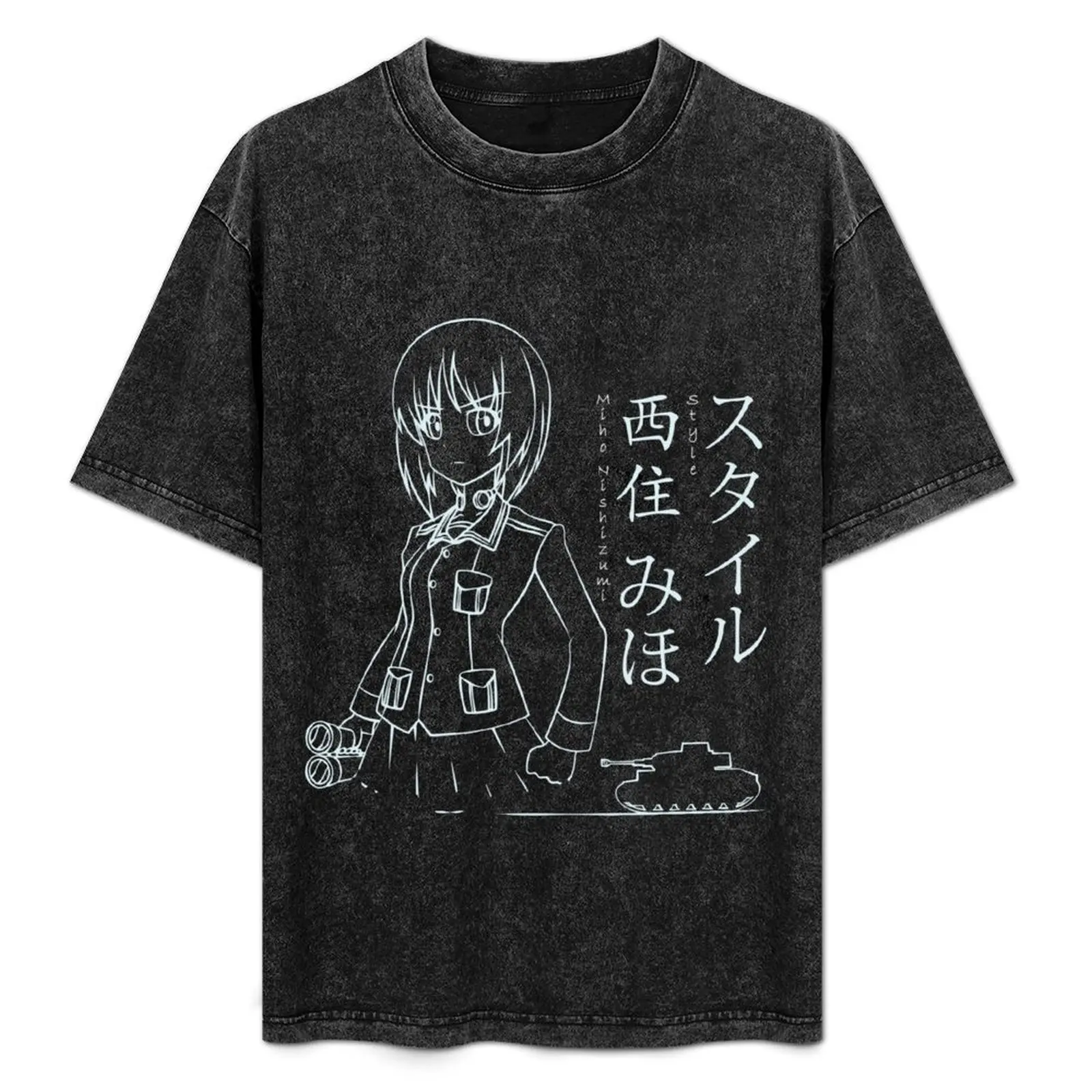 

A New Nishizumi Style (Night) T-Shirt Plus Size Loose Short Sleeve Top