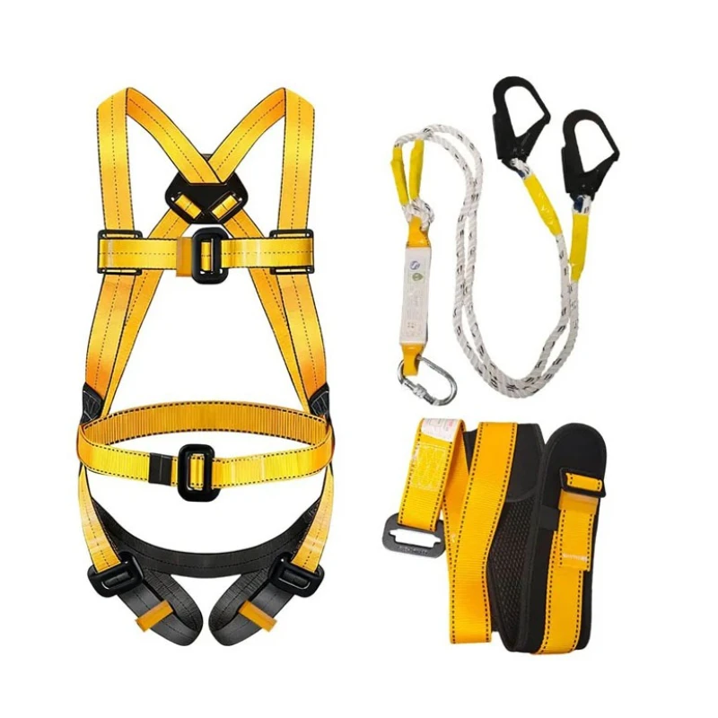 

High Altitude Work Safety Belt Adjustable Safety Vests Outdoor Five-point Safety Harness Outdoor Rock Climbing Protect Equipment