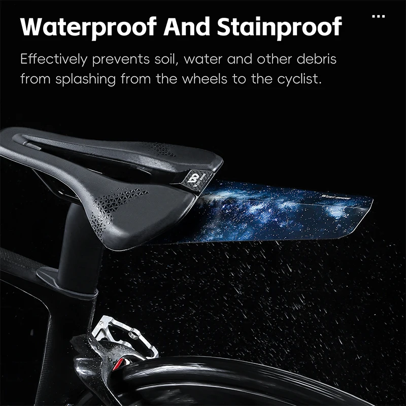 WEST BIKING MTB Road Bicycle Mudguard Bike Fender Removable Fenders Wings Waterproof and  Mudproof Fenders Cycling Bike Parts