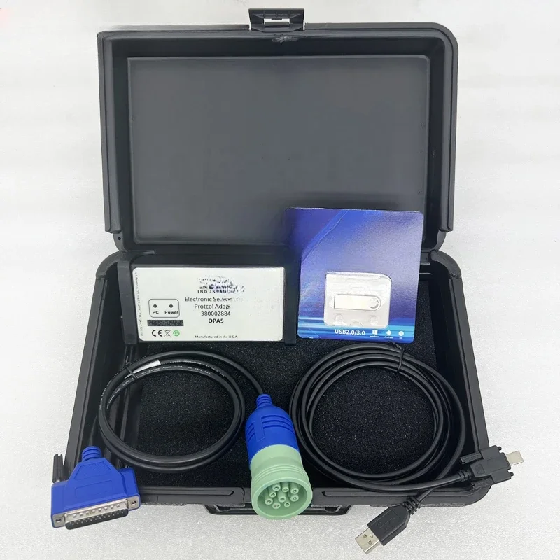 DPA5 Electronic Service Tool Diagnostic Adapter Kit for Truck Loader Excavator Tractor 380002884