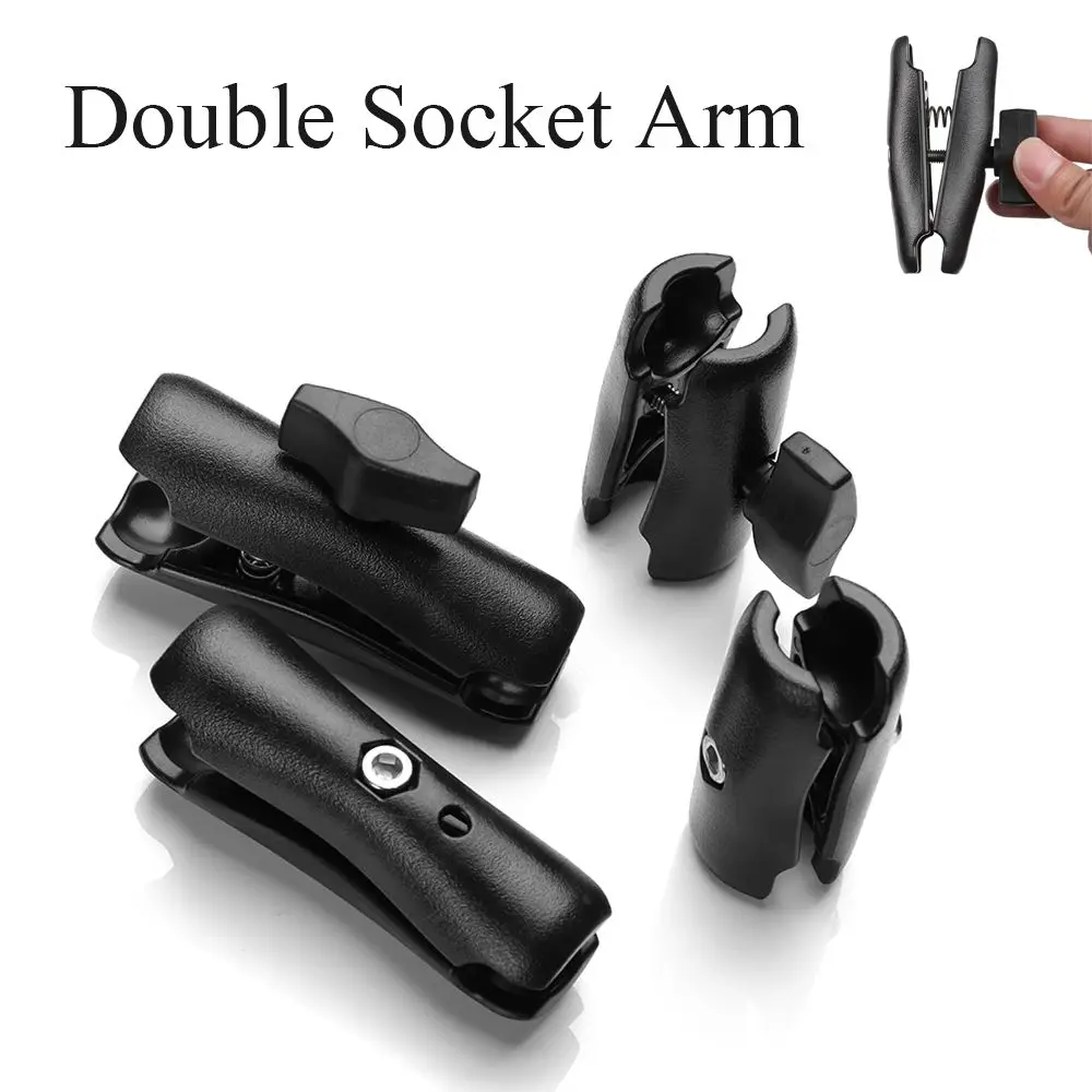 65mm oder 95mm kurzer langer Doppel buchsen arm für 1 Zoll Kugel basen für Gopro Kamera Fahrrad Motorrad Telefon halter für RAM-Halterung