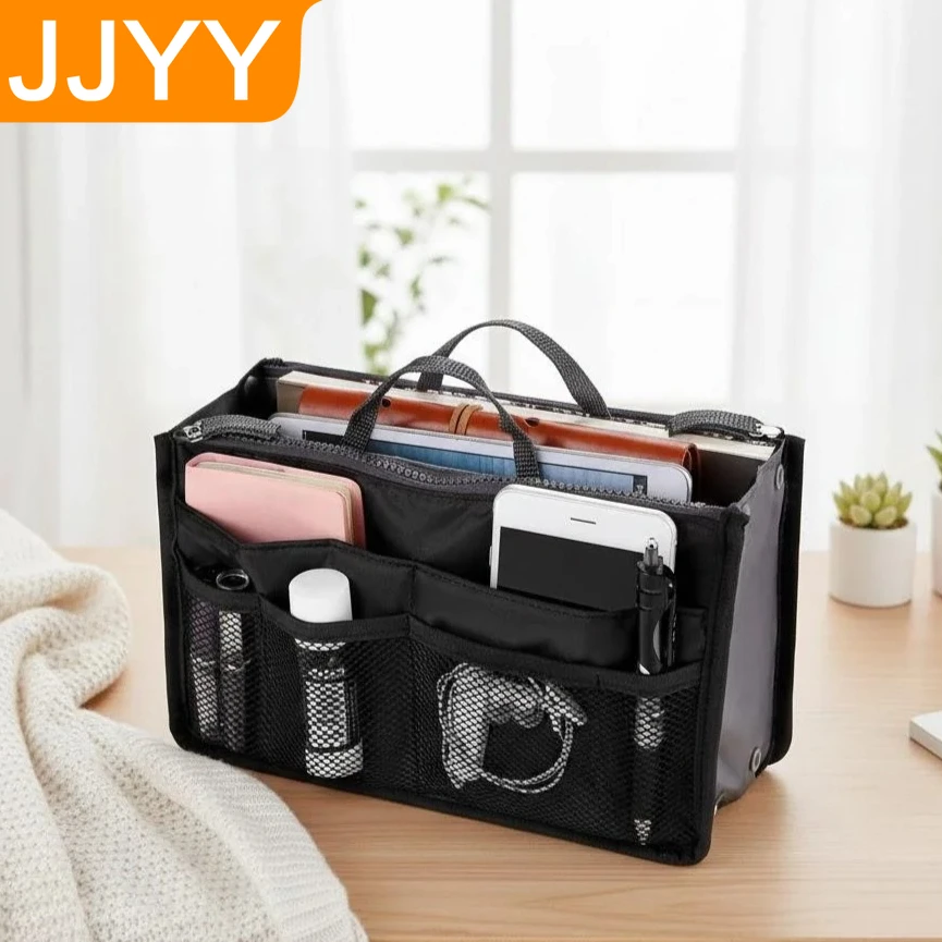 Multifunctional Large Capacity Travel Toiletry Bag Double Zipper Makeup Organizer Storage Pouch Cosmetic Bag for Women Men