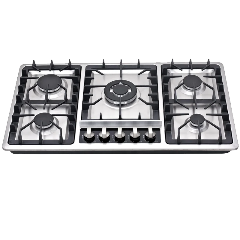 Eingebauter 5 Brenner Edelstahl eingebauter Gasherd Gasherd für den Heimgebrauch