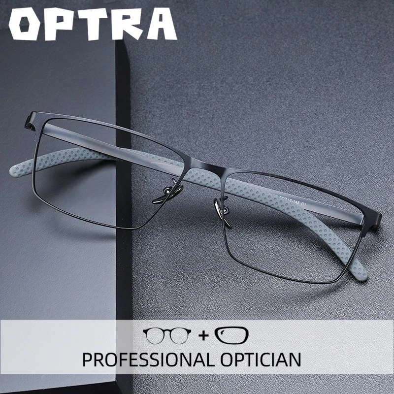

OPTRA Ultralight Sports Protection Reading Glasses Men High Quality Anti Blue Ray Eyeglasses Custom Prescription Optical Eyewear