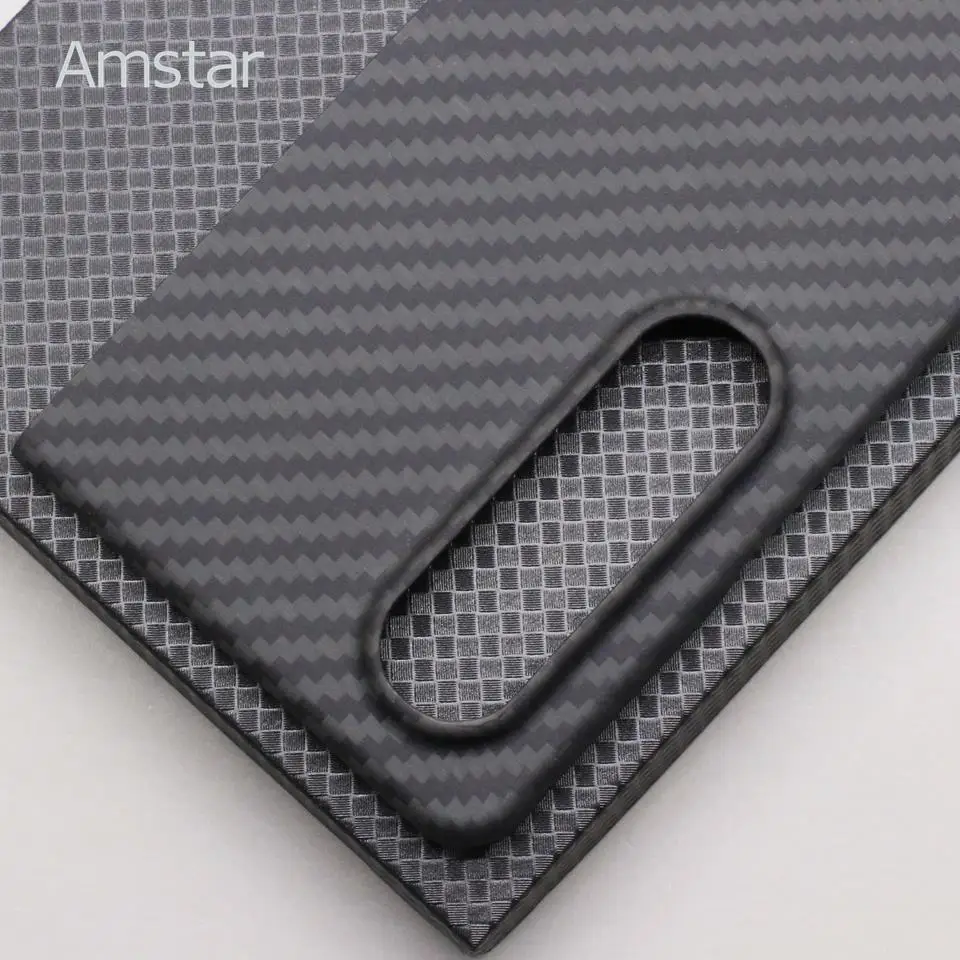 Amstar Real Carbon Fiber Phone Case for Samsung Galaxy Z Fold 4 Ultra-thin Anti-drop Aramid Fiber Z Fold 4 5G Foldable Cover