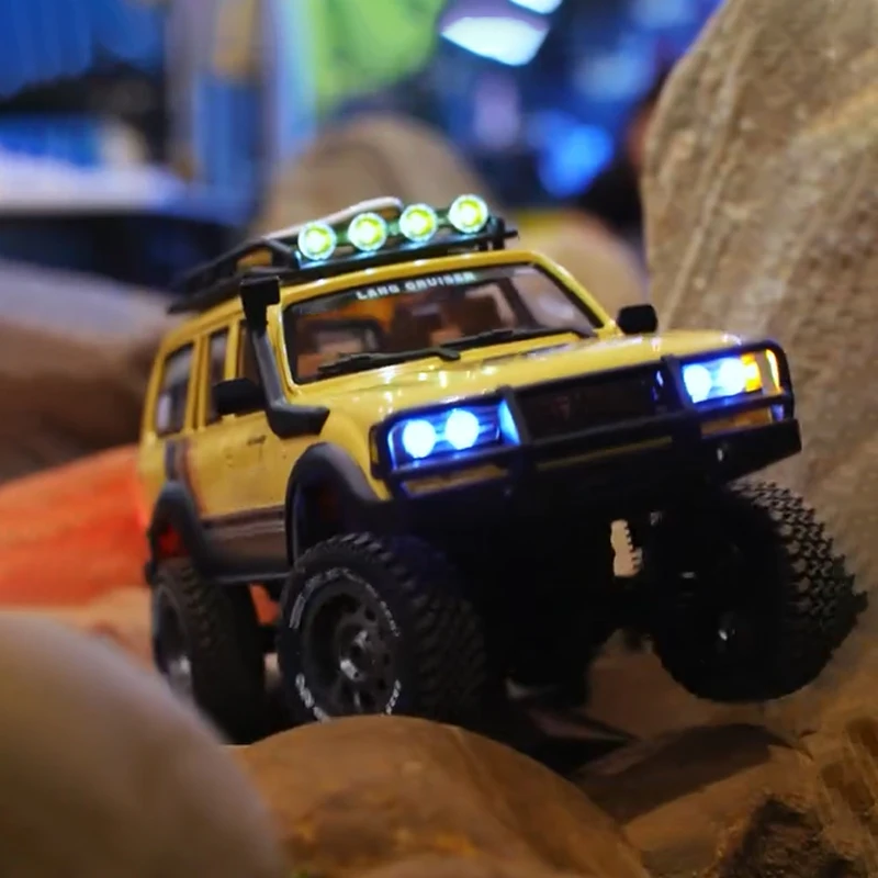 Novo carro lc80 rc 1/12 simulação de escalada de alta e baixa velocidade veículo off-road 2.4g escala completa modelo de carro de controle remoto brinquedo presente
