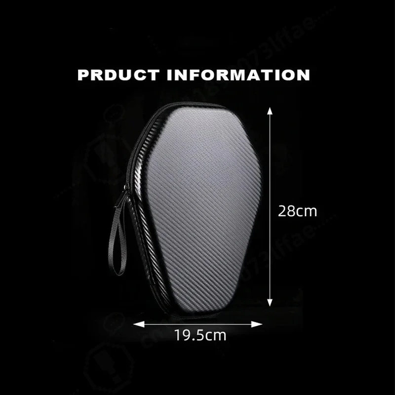 Hexagon Hard Shell Ping Pong Box Case Max Space Table Tennis Racket Bag Waterproof Portable Ping Pong Cover Bat Storage