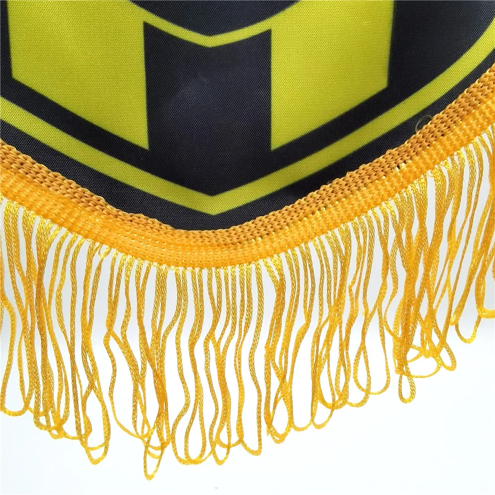 لافتة علم معلقة من Beitar Jerusalem، زينة عيد الميلاد مزدوجة الجوانب، هدية لافتة علم معلقة للعائلة #4