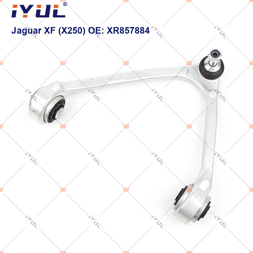 A Pair Front Upper Suspension Control Arm U-Type For Jaguar XF X250 XJ X350 S-TYPE CCX XR857884 XR857883 C2Z29117 C2Z29115