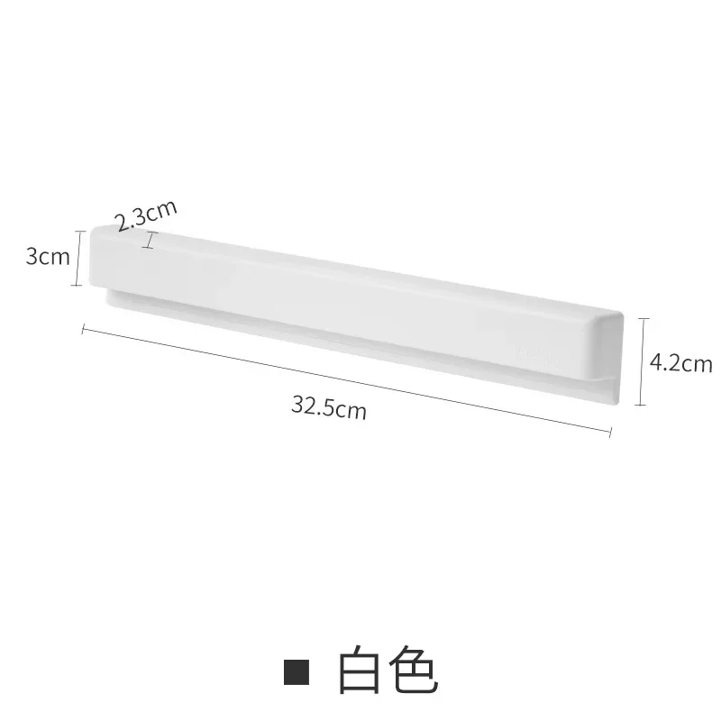 Wall Mount Bathroom LongToothpaste Holder Multifunctional Space-Saving Toothpaste Holder