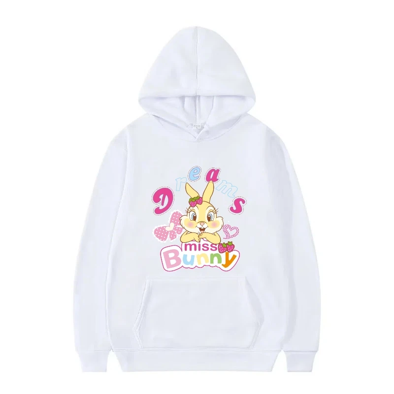 ديزني بامبي Kawaii الرجال امرأة سوداء الخريف الشتاء بلايز عادية تنوعا هوديس الرياضة بسيطة خمر فضفاض الصوف البلوفرات