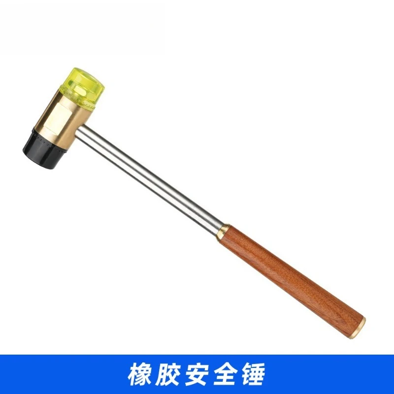Multifunctional Woodworking Hand Hammer Solid Wood Handle