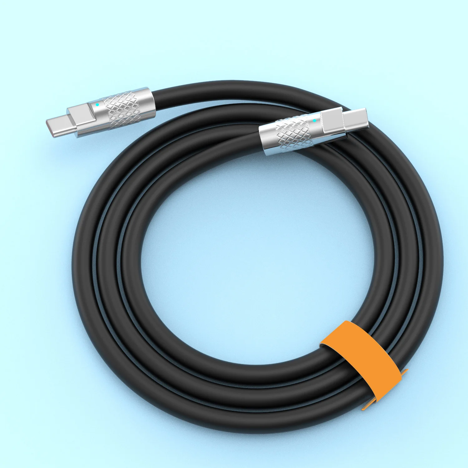 Neues 120W 7A Superschnelles Ladekabel PD Typ C Flüssigsilikon-Kabel 1M 1,5M 2M USB-Kabel USB-C zu C Ladekabel für Xiaomi Huawei
