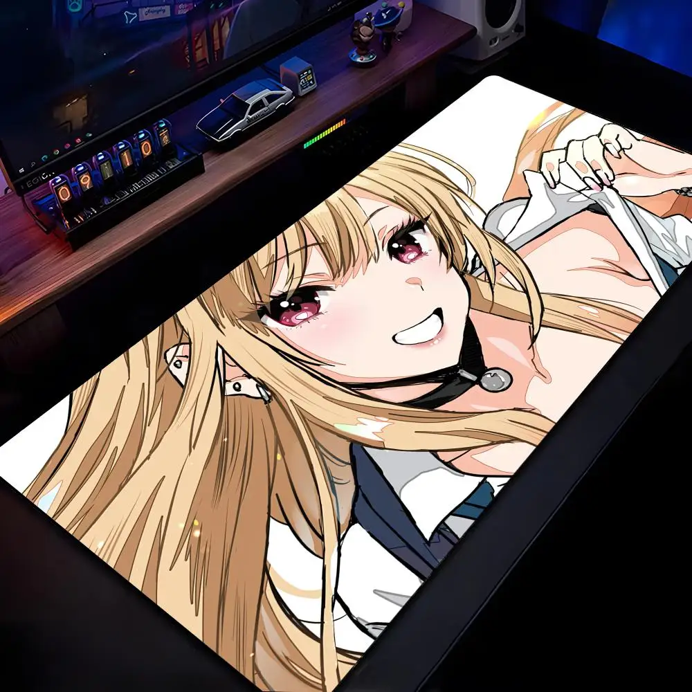 

Marin Kitagawa Mouse Pad Mousepad HD Printing Computer Gamers Locking Edge Non-slip Mouse Pad XXL90x40cm Keyboard PC Desk Pad