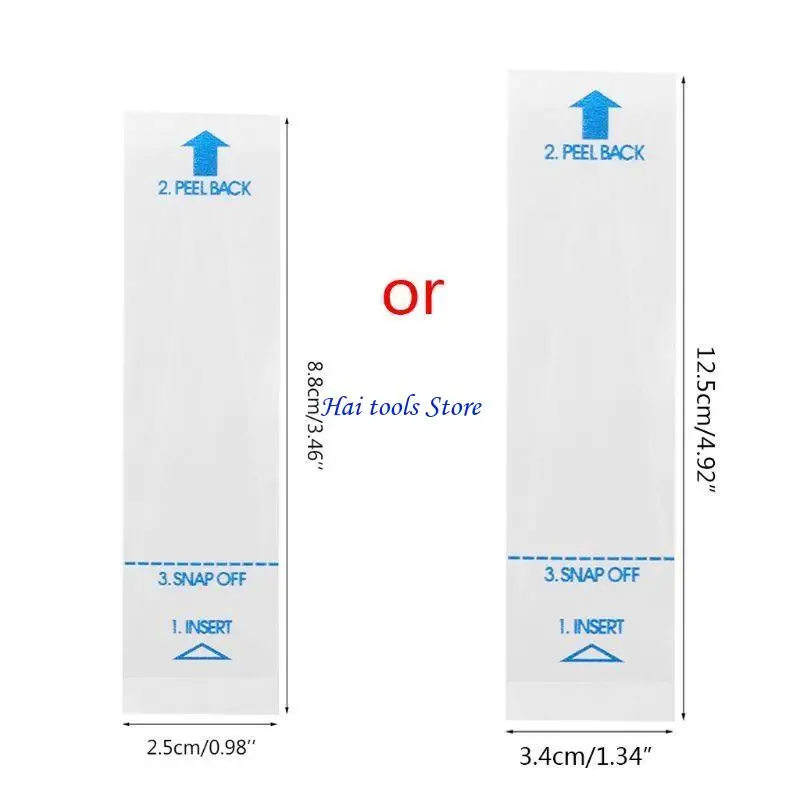 X37e 100 штук температуры Toll Toll Plam Protect Protect Cover Fits для людей и домашних животных