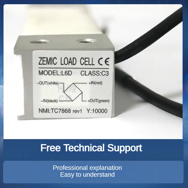 L6D Aluminum Alloy Electric Scales Weighing Sensor Load Cell Single Point Pressure Sensor Load High Precision C3