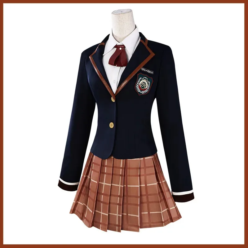 

CyGame Love and Deepspace Xavier Sylus Zayne Player Heroine Косплей Костюм Британский стиль Школьная форма Пальто Мужчина Женщина Кампус S