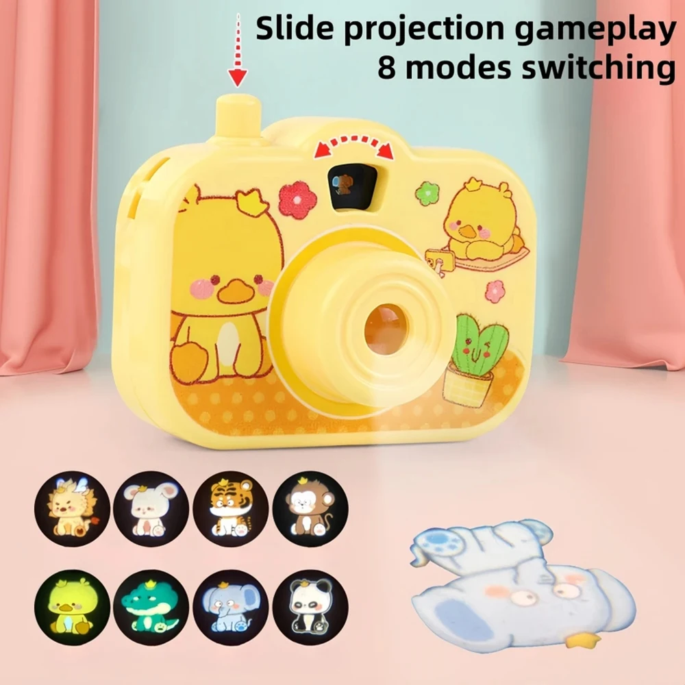 1pc Children Mini Camera Projection Flashlight Toys Viewfinder Camera With Projector Party Supplies Christmas Party Kids Gifts