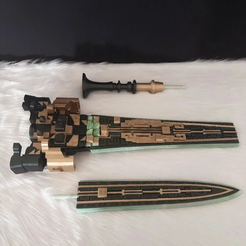 Game Arknights:Endfield  Zhuang Fangyi‌ Sword Prop Cosplay Role Play Performance Accessories for Halloween Masquerade Party