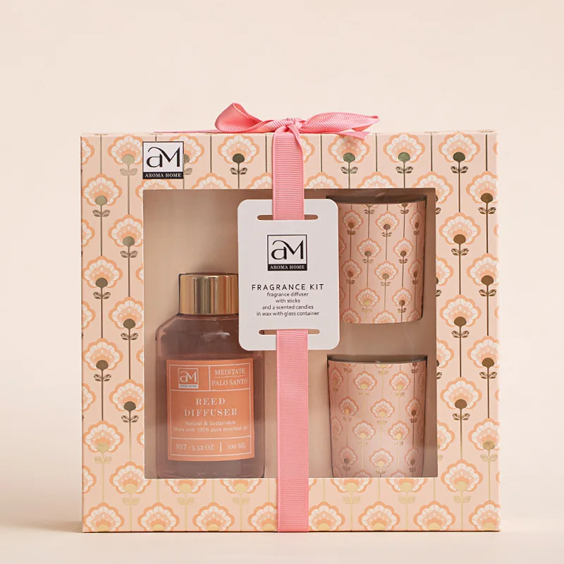 

Matarile Luxury Candle Aromatherapy Set Gift Set with Candle Perfume Vela Decorativas Hogar Luxury Gift For Valentine's Day