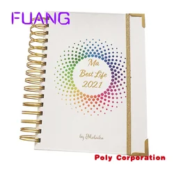 Custom  A5 2023 notebook custom printed spiral notebook printing service