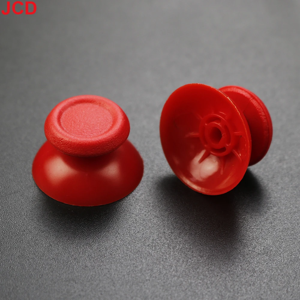 JCD 2pcs For PS4 Pro Slim Controller 3D Analog Joystick Thumb Stick Grip Cap Thumbsticks Cover Mushroom Cap Replacement Part