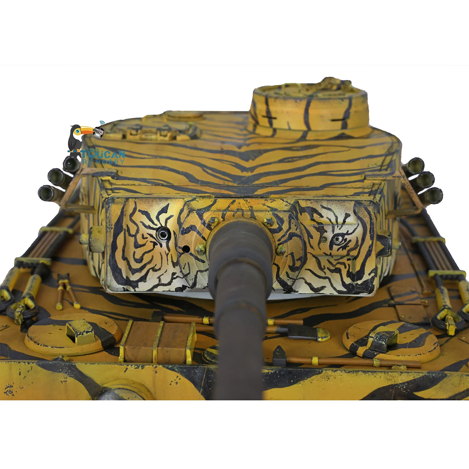 W magazynie Heng Long 1/16 Scale RC Tank 3818 German Tiger I Radio Control Tank Battle Tank Model 7.0 FPV Models Panzer Toys