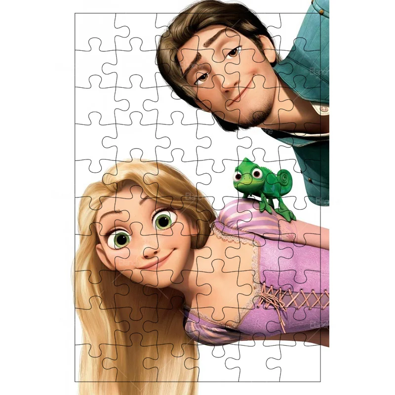 Disney Cartoon Movie Tangled Princess 300 500 1000PCS Puzzles Game Toys Wooden Jigsaw Hobby For Gift Girls Desk Room Ornaments