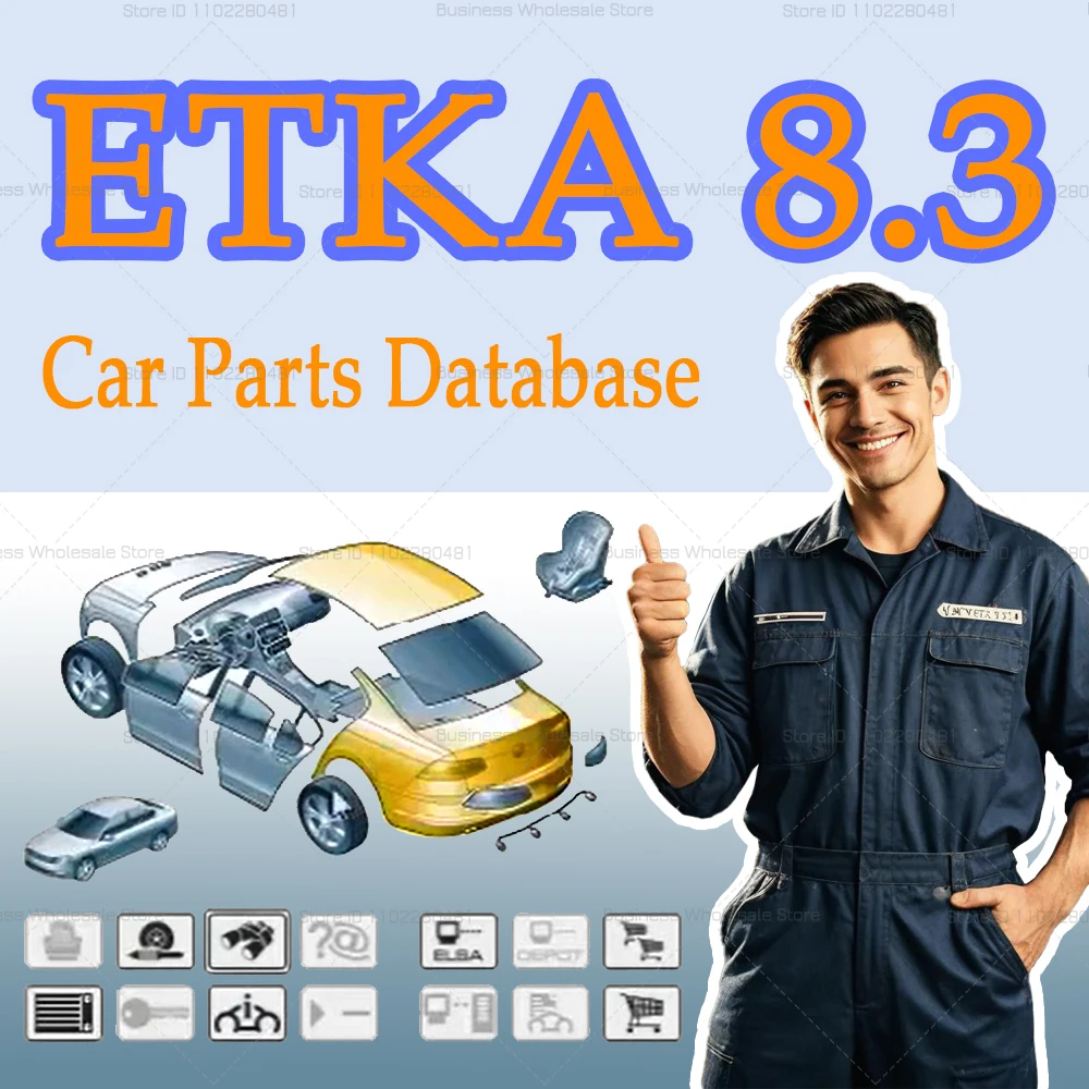 

Etka 8 .3 for A-udi for V-W Auto Repair Software Group Vehicles Electronic Parts Catalog Newest ETKA 8.3