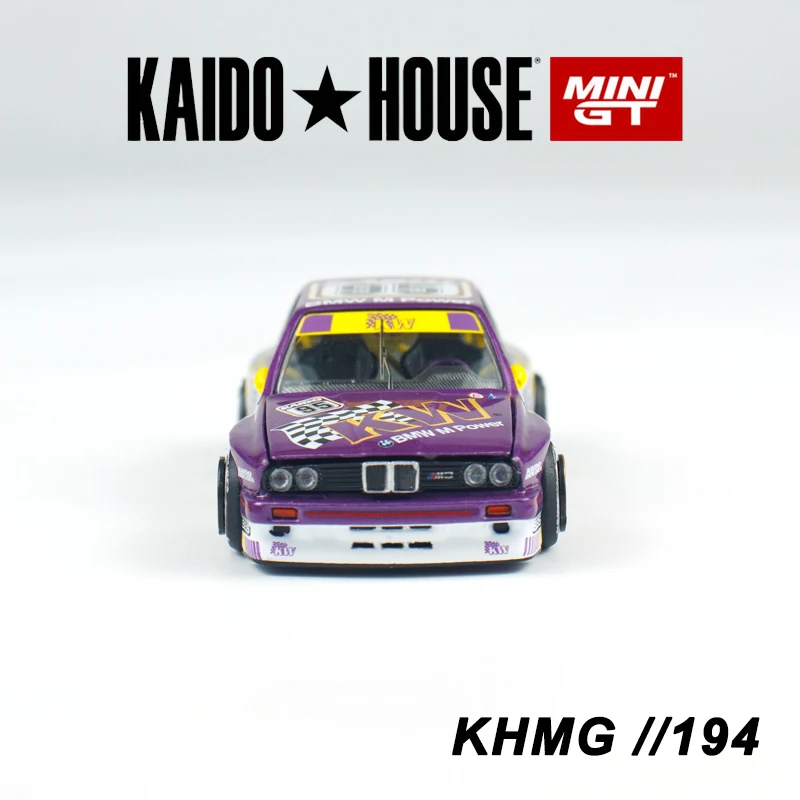 Kaido House + MINIGT BMW M3 Kaido KW V1 KHMG سيارة مصنوعة من خليط معدني موديل 194
