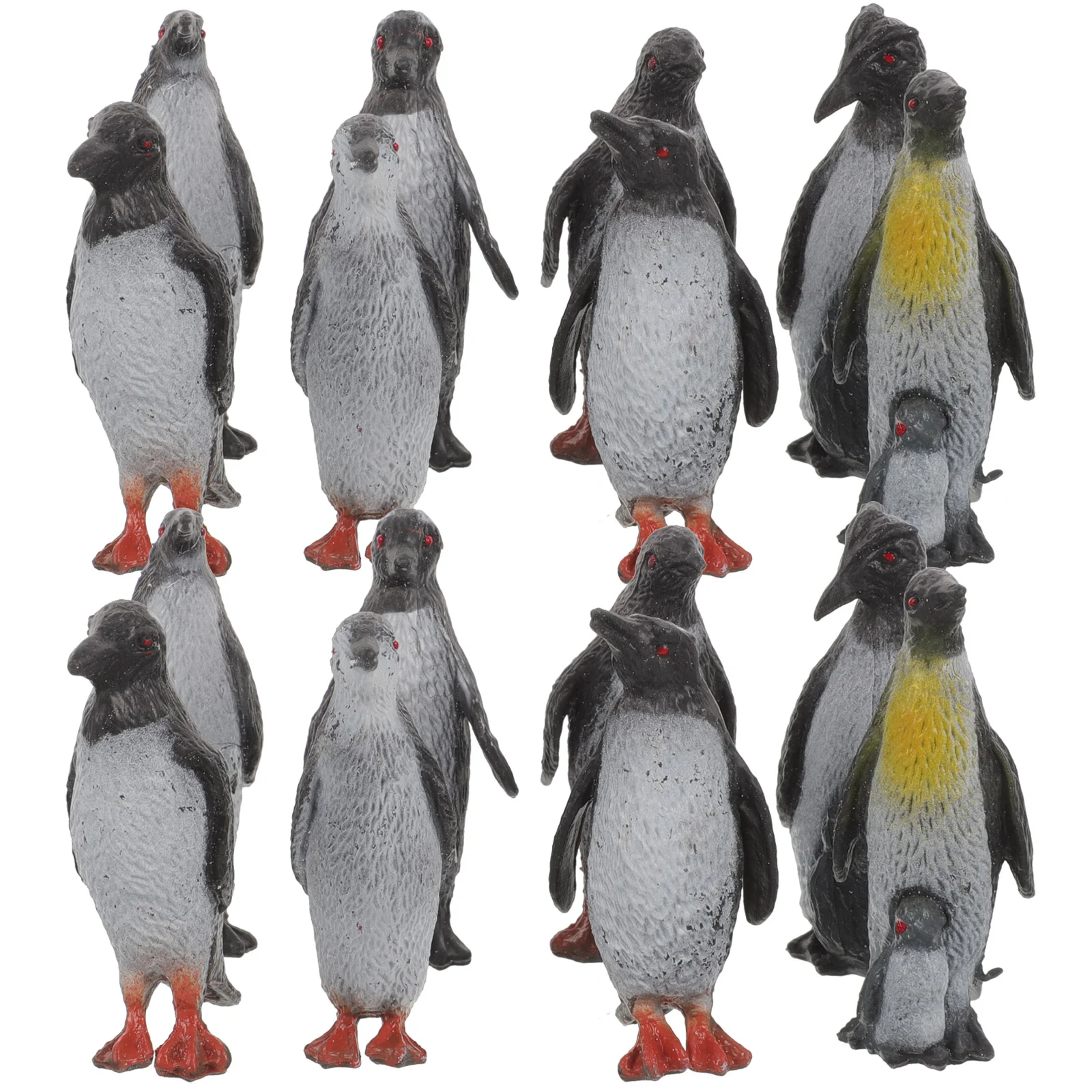 16 Stück Fun Kid Pinguin Tiermodell Simulation Pinguin Spielzeug für Heimdekoration Pinguin Figur