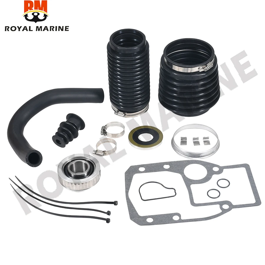 

911826 3854127 3841481 3850426 Transom Bellows Kit For Volvo Penta SX OMC Cobra Drive Exhaust Bellows Gimbal Bearing Kit