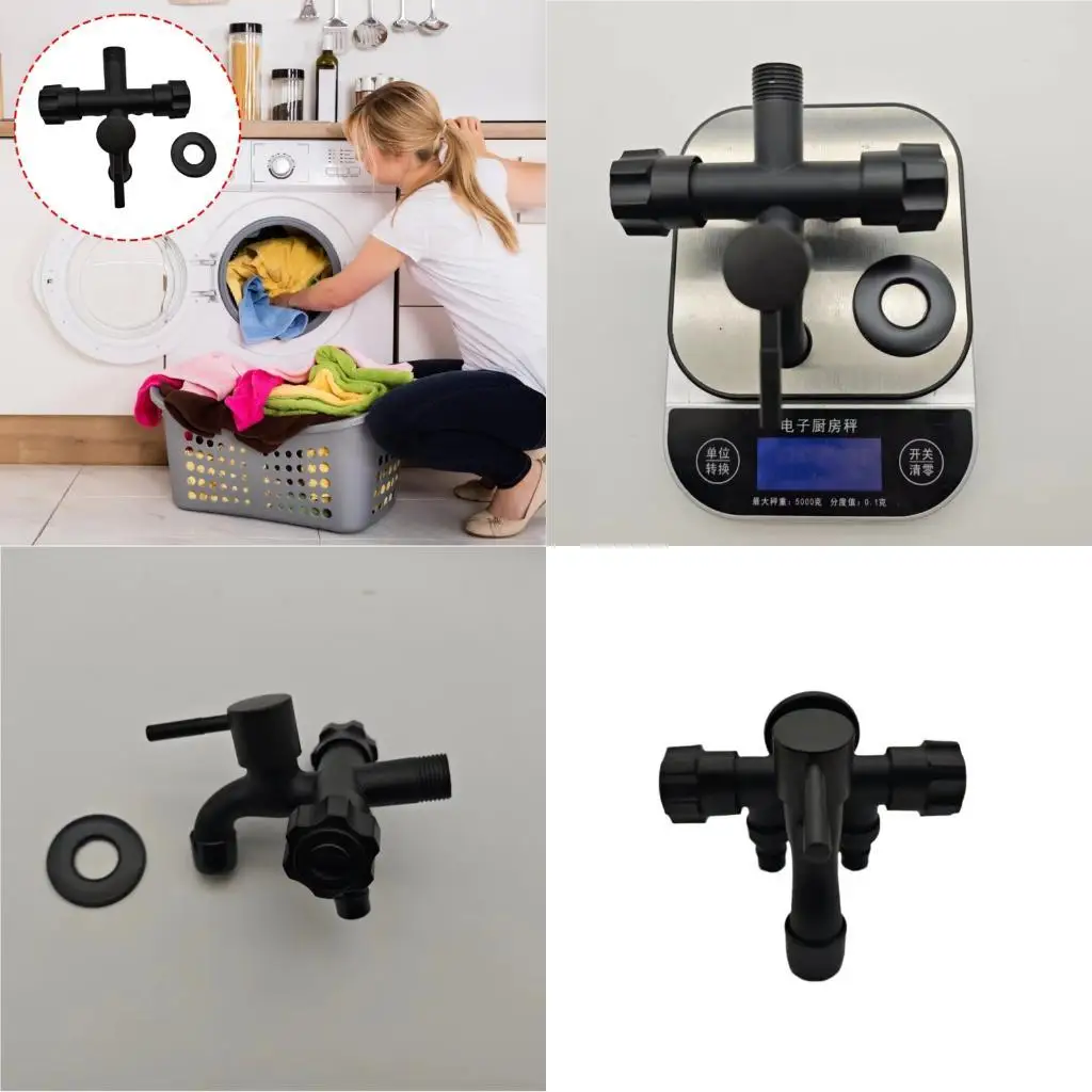 

R9UF Multiple Port Washing Machine Adapters Strong Universal Connection Valves for Home