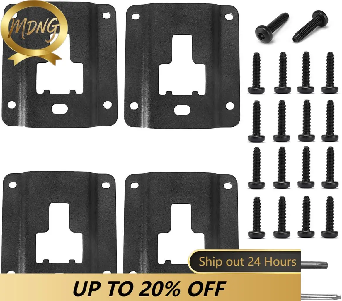 AUOVO 4PCS Truck Lathe Cargo Tied Bracket Board for Ford F150 F250 F350 2015-2024