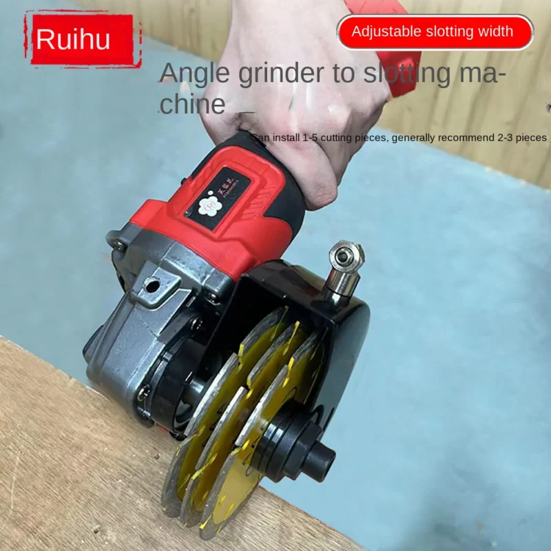 Type 100 angle grinder modified slotting machine water and electricity slotting multiple cutting blades modified head accessorie